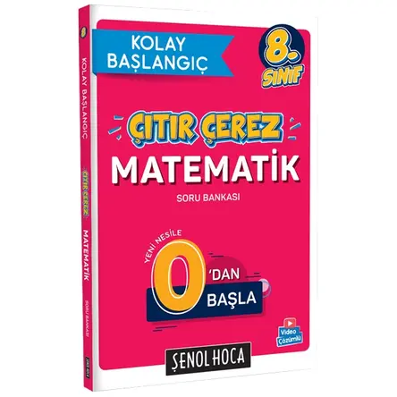 Şenol Hoca Kolay Başlangıç LGS 8. Sınıf Çıtır Çerez Matematik