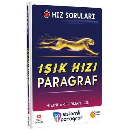 TYT Işık Hızı Paragraf Soru Bankası Sistemli Paragraf Yayınları