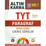 Altın Karma TYT Paragraf Konu Konu Çıkmış Sorular Kolay Orta Zor