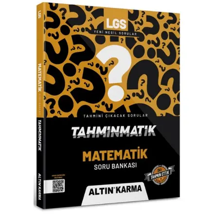 Altın Karma 8. Sınıf LGS Matematik Tahminmatik Soru Bankası