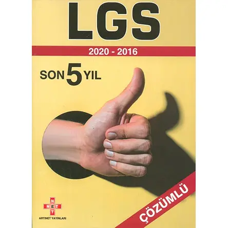 LGS Son 5 Yıl Çözümlü Çıkmış Sorular Artınet Yayınları