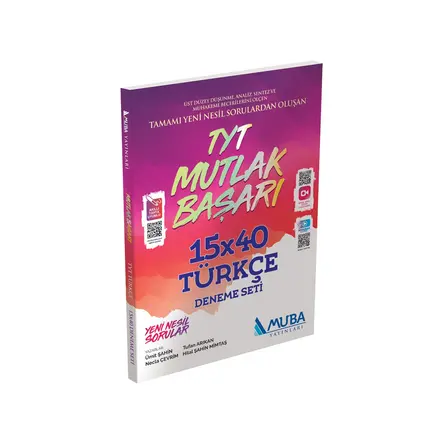 TYT Mutlak Başarı 15x40 Türkçe Deneme Seti Muba Yayınları