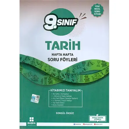 Başka 9.Sınıf Tarih Hafta Hafta Soru Föyleri