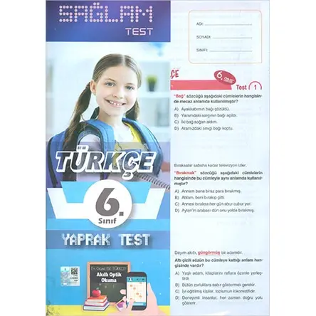 Molekül 6.Sınıf Türkçe Sağlam Yaprak Test