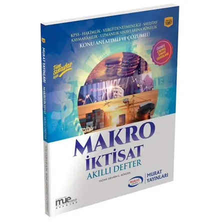 Tüm Sınavlar İçin Makro İktisat Akıllı Defter Murat Yayınları