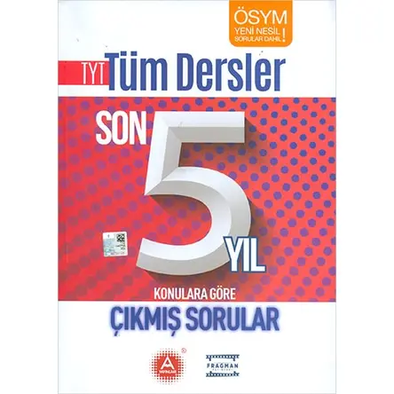 TYT Son 5 Yıl Konularına Göre Çıkmış Sorular A Yayınları