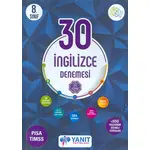 8.Sınıf İngilizce 30 lu Branş Denemesi Yanıt Yayınları