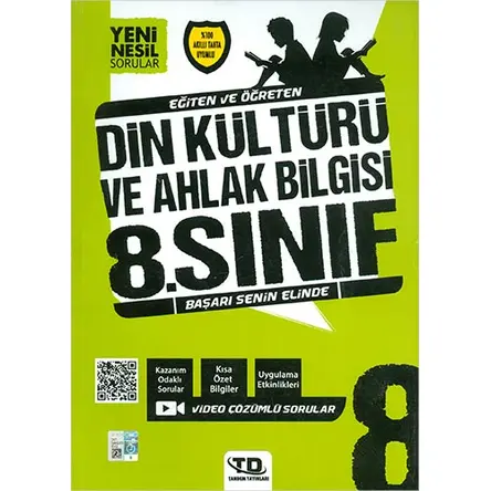 8.Sınıf Din Kültürü ve Ahlak Bilgisi Fenomeni Soru Bankası Tandem Yayınları