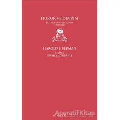 Hukuk ve Devrim - Harold J. Berman - Pinhan Yayıncılık