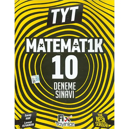 2023 TYT Matematik 10 Denemeleri - Kolektif - Fix Yayınları