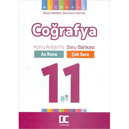 11.Sınıf Coğrafya Konu Anlatımlı Soru Bankası Az Konu Çok Soru Doğru Cevap Yayınları