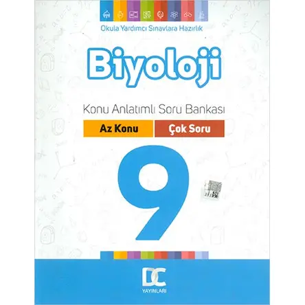 9.Sınıf Biyoloji Az Konu Çok Soru Doğru Cevap Yayınları