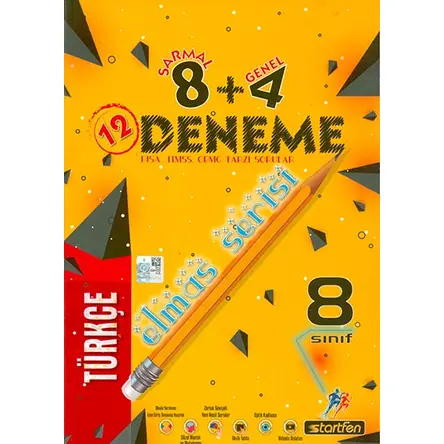 8.Sınıf Türkçe 12 Deneme Startfen Yayınları