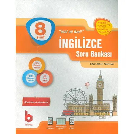 8.Sınıf İngilizce Soru Bankası Basamak Yayınları