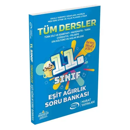 Murat 11.Sınıf Eşit Ağırlık Tüm Dersler Soru Bankası