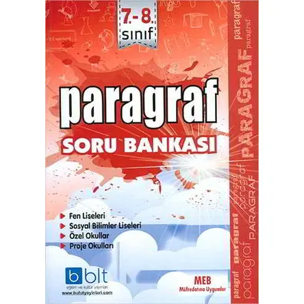 Bulut 7-8.Sınıf Paragraf Soru Bankası