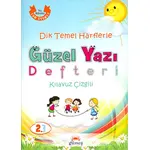 Güneş 2.Sınıf Dik Temel Harflerle Güzel Yazı Defteri Kılavuz Çizgili