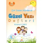 Güneş 3.Sınıf Dik Temel Harflerle Güzel Yazı Defteri Kılavuz Çizgili