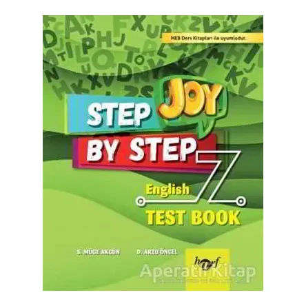 7. Sınıf English Step by Step Test Book - S. Müge Akgün - Harf Eğitim Yayıncılık