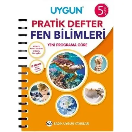 Sadık Uygun 5. Sınıf Fen Bilimleri Pratik Defter