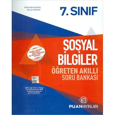 Puan 7.Sınıf Sosyal Bilgiler Öğreten Akıllı Soru Bankası