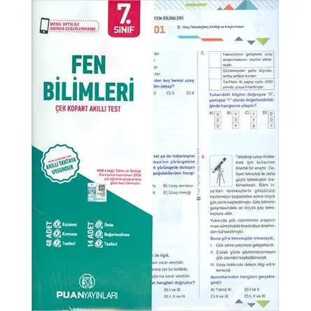 Puan 7.Sınıf Fen Bilimleri Yaprak Test