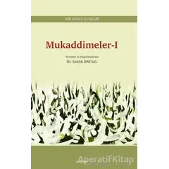 Mukaddimeler 1 - İbn Cüzey El-Kelbi - Araştırma Yayınları