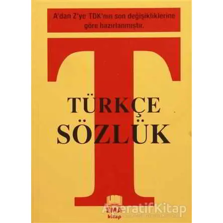 Türkçe Sözlük (Büyük Boy) - Ema Kitap