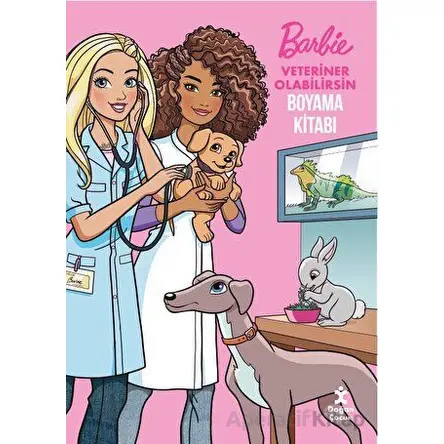 Barbie Veteriner Olabilirsin Boyama Kitabı - Kolektif - Doğan Kitap
