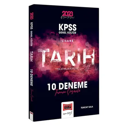 Yargı 2023 KPSS Genel Kültür Tarih Tamamı Çözümlü 10 Deneme