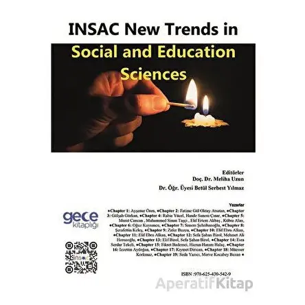 İNSAC New Trends in Social and Education Sciences - Meliha Uzun - Gece Kitaplığı