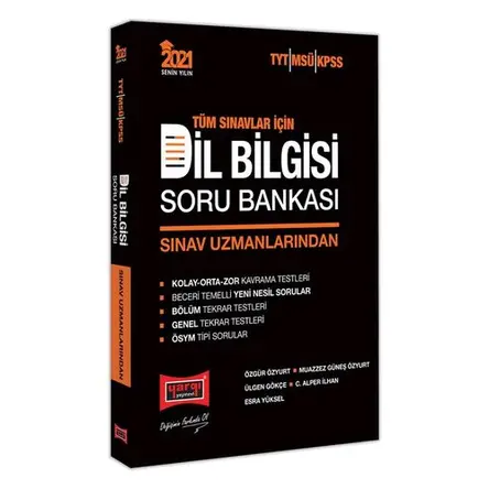 Yargı 2021 Tüm Sınavlar İçin Sınav Uzmanlarından Dil Bilgisi Soru Bankası