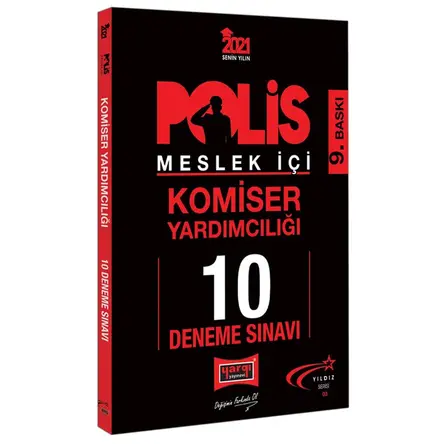 Yargı 2021 Polis Meslek İçi Komiser Yardımcılığı Yıldız Serisi 10 Deneme Sınavı