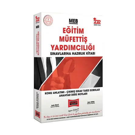 Yargı 2022 MEB Eğitim Müfettiş Yardımcılığı Sınavlarına Hazırlık Kitabı