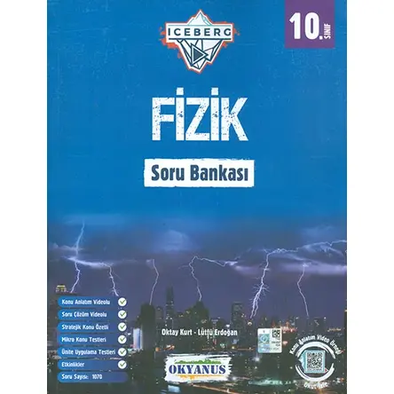 10.Sınıf Fizik Iceberg Soru Bankası Okyanus Yayınları