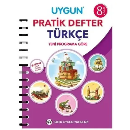 Sadık Uygun 8. Sınıf Türkçe Pratik Defter