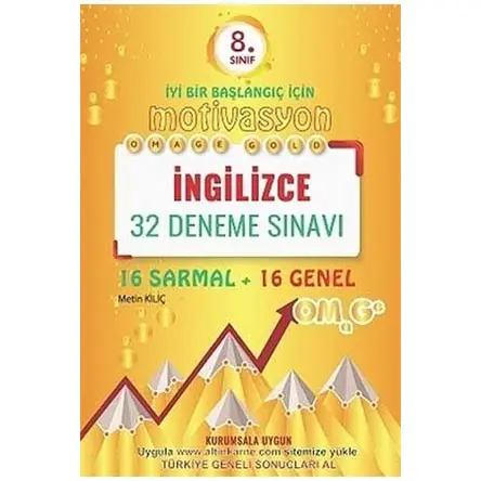 8. Sınıf İngilizce Gold 32 Deneme Omage Yayınları