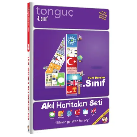 Tonguç Yayınları 4.Sınıf Akıl Haritaları Seti