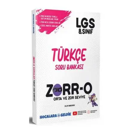 ZORR-O 8.Sınıf LGS Türkçe Soru Bankası - Hocalara Geldik