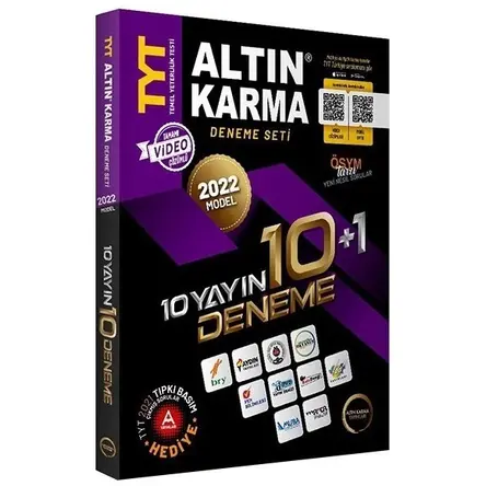 Altın Karma TYT 10+1 Deneme Seti