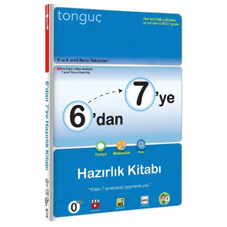 6’dan 7’ye Hazırlık Kitabı Tonguç Akademi