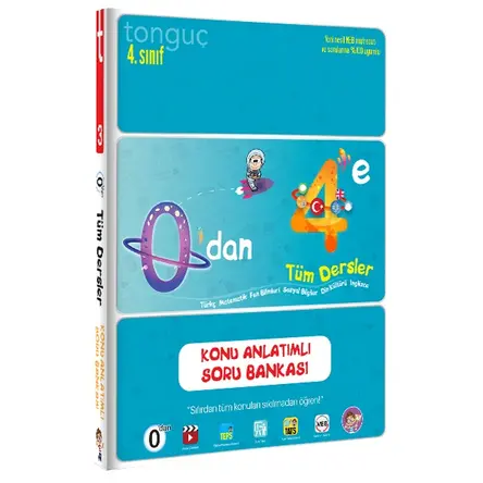 0’dan 4’e Konu Anlatımlı Soru Bankası Tonguç Akademi