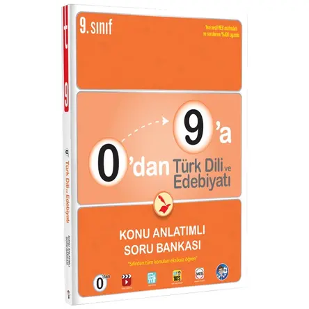 0’dan 9’a Türk Dili ve Edebiyatı Konu Anlatımlı Soru Bankası Tonguç Akademi