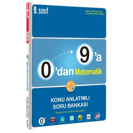 0’dan 9’a Matematik Konu Anlatımlı Soru Bankası Tonguç Akademi