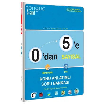 0´dan 5´e Sayısal Konu Anlatımlı Soru Bankası Tonguç Akademi