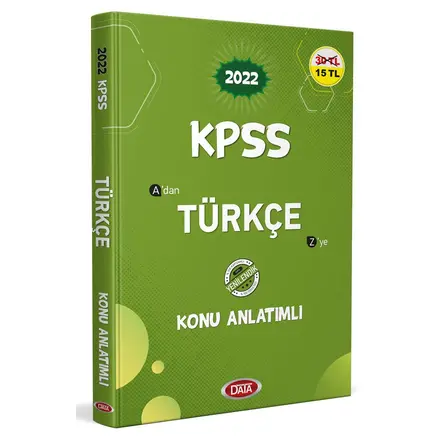 Data 2022 KPSS Türkçe Konu Anlatımlı