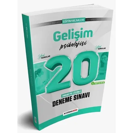 Kozmik Oda 2021 KPSS Eğitim Bilimleri Gelişim Psikolojisi 20 Deneme PDF Çözümlü