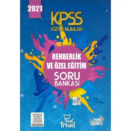 2021 KPSS Rehberlik ve Özel Eğitim Soru Bankası Yeni Trend Yayınları