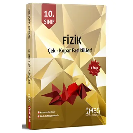 10. Sınıf Fizik Çek Kopar Fasikülleri İMES Eğitim Yayınları