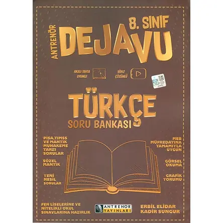 8.Sınıf Türkçe Dejavu Soru Bankası Antrenör Yayınları